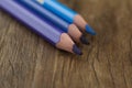 Colored pencils details still. High quality photo Colors