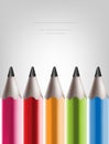 Colored pencils Royalty Free Stock Photo