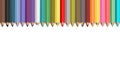Colored pencils. Home page header template Royalty Free Stock Photo