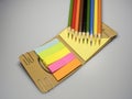 Colored pencils sharpened Royalty Free Stock Photo