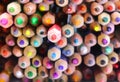 colored pencils in a stationery store Royalty Free Stock Photo