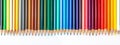 Colored pencils texture. Foreground. Colors of spring and summer. Start of school, of classes. Beautiful wallpaper. Royalty Free Stock Photo