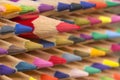 Colored pencils of various colors Royalty Free Stock Photo