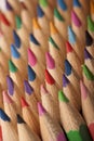 Colored Pencils Wave Royalty Free Stock Photo