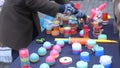 Colored and perfumed candles for sale