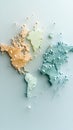 Colored pins on a world map create an abstract representation of global connections, highlighting networking and