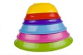 Colored plastic bowls