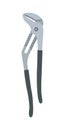 Colored Plumbing pliers tool icon. Grey colored handle, toothed or notched metallic tip or sponge pliers. Flat