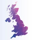 Polygonal map of Britain