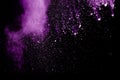 Colored powder splash cloud Royalty Free Stock Photo