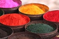 Colored powders Royalty Free Stock Photo