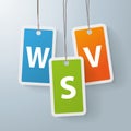 2 colored price sticker WSV