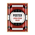 PROPAGANDA POSTER DESIGN TEMPLATE Royalty Free Stock Photo