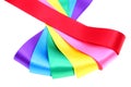 Colored ribbons Royalty Free Stock Photo