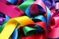 Colored ribbons Royalty Free Stock Photo