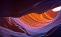 Colored rocks - Antelope Canyon Royalty Free Stock Photo