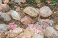 Colored Rocks and Stones Royalty Free Stock Photo