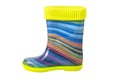 Colored rubber boot