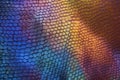 Colored samples of leather in a different colors. Generative ai