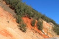 Colored sand cliffs at Rainbow Beach, Queensland, Australia Royalty Free Stock Photo