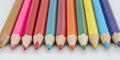 Colored school pencils Royalty Free Stock Photo