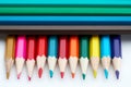 Colored school pencils Royalty Free Stock Photo