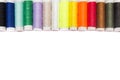 Colored sewing spool, sewing thread kit for sewing Royalty Free Stock Photo