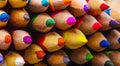 Colored sharpener pencils