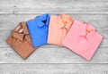 Colored shirts Royalty Free Stock Photo