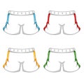 Colored shorts Royalty Free Stock Photo