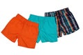 Colored shorts Royalty Free Stock Photo