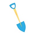 Colored shovel icon Gardening equipment Vector Royalty Free Stock Photo
