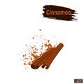 Colored sketch cinnamon