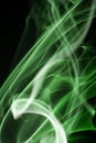 Colored smoke isolated on a black background Royalty Free Stock Photo