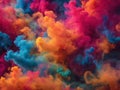 colored smoke seamless pattern