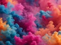 colored smoke seamless pattern