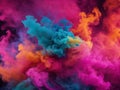 colored smoke seamless pattern