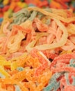 Colored snake rubber candies Royalty Free Stock Photo