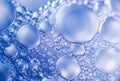 Colored soap and water bubbles. Abstract background. Royalty Free Stock Photo