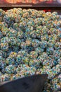 Colored sparkled confectioneries
