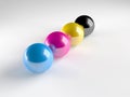 Colored Spheres Royalty Free Stock Photo