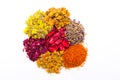 Colored spices Royalty Free Stock Photo