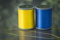 Colored spools of thread Royalty Free Stock Photo
