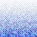 Colored square pattern background - geometric vector illustration from diagonal squares in blue tones Royalty Free Stock Photo