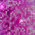 Colored square pattern background - geometrical vector graphic from diagonal squares in pink tones. eps 10 Royalty Free Stock Photo