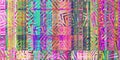 Colored Squares ÃÂ¡oncentric Polygons Colorful Noise Background. Glitch Art Backdrop. Distorted Geometric Surface. Abstract grunge