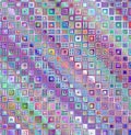 Colored squares pattern