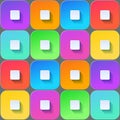 Colored squares. Seamless backfround. Royalty Free Stock Photo