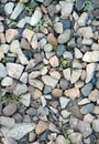 The colored stones on the ground Royalty Free Stock Photo