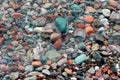 Colored Stones On Ocean Shore 2